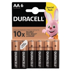 BATERIA LR6 DURACELL AA ALKALINE 6 SZT. BLISTER