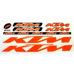 NAKLEJKA KTM ORANGE 5 SZT= KPL