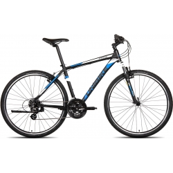 Rower Crossowy Prime GTS 2019 kolor czarno-niebieski