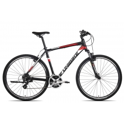 Rower Prime GTS z kolekcji Unibike 2020 kolor czarno-czerwony