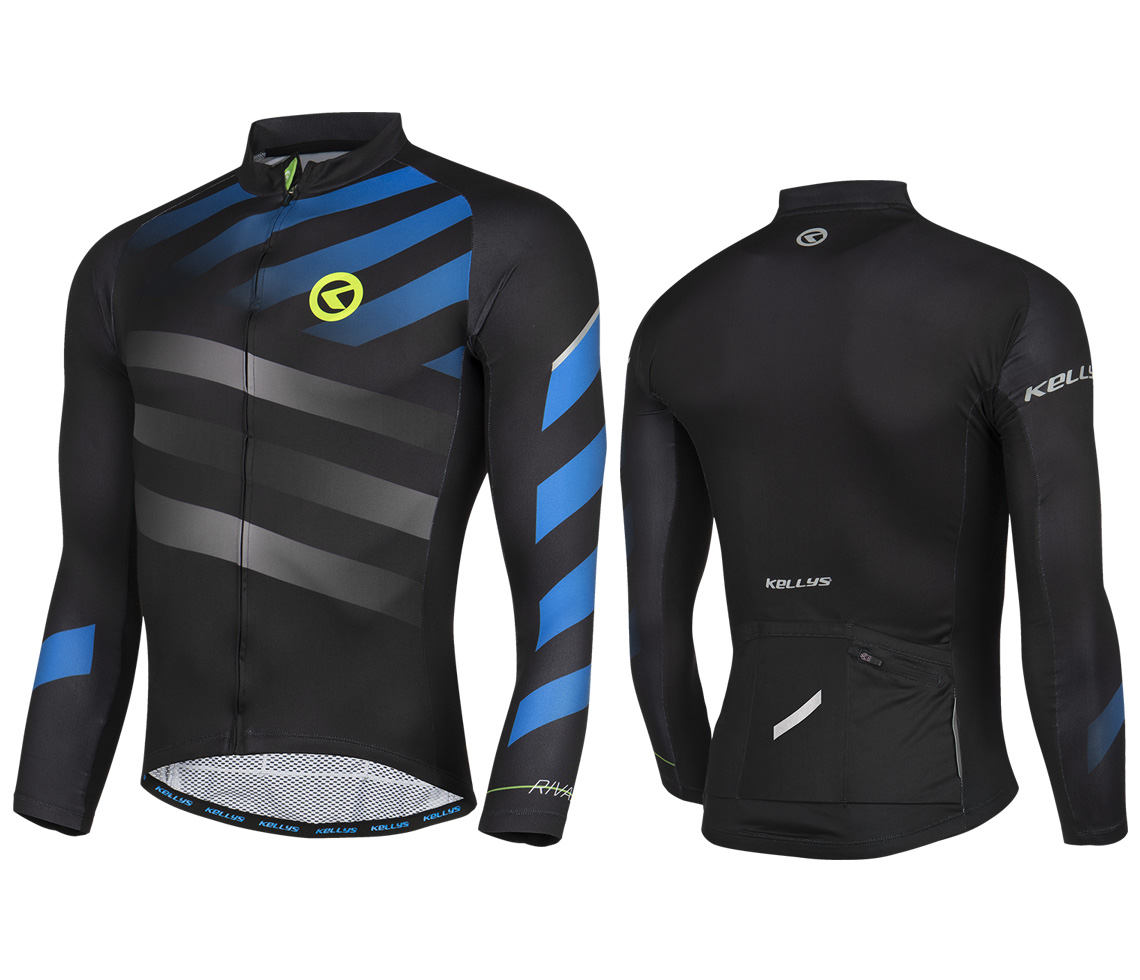 Bluza KELLYS Rival długi rękaw blue - XXL