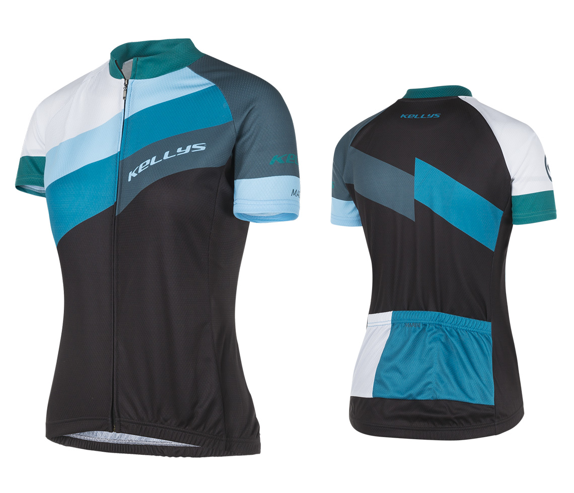 Koszulka KELLYS MADDIE niebieski krótki rękaw - XL