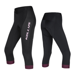 Spodenki KELLYS MADDIE 2 3/4 z wkładką bordo - XXL