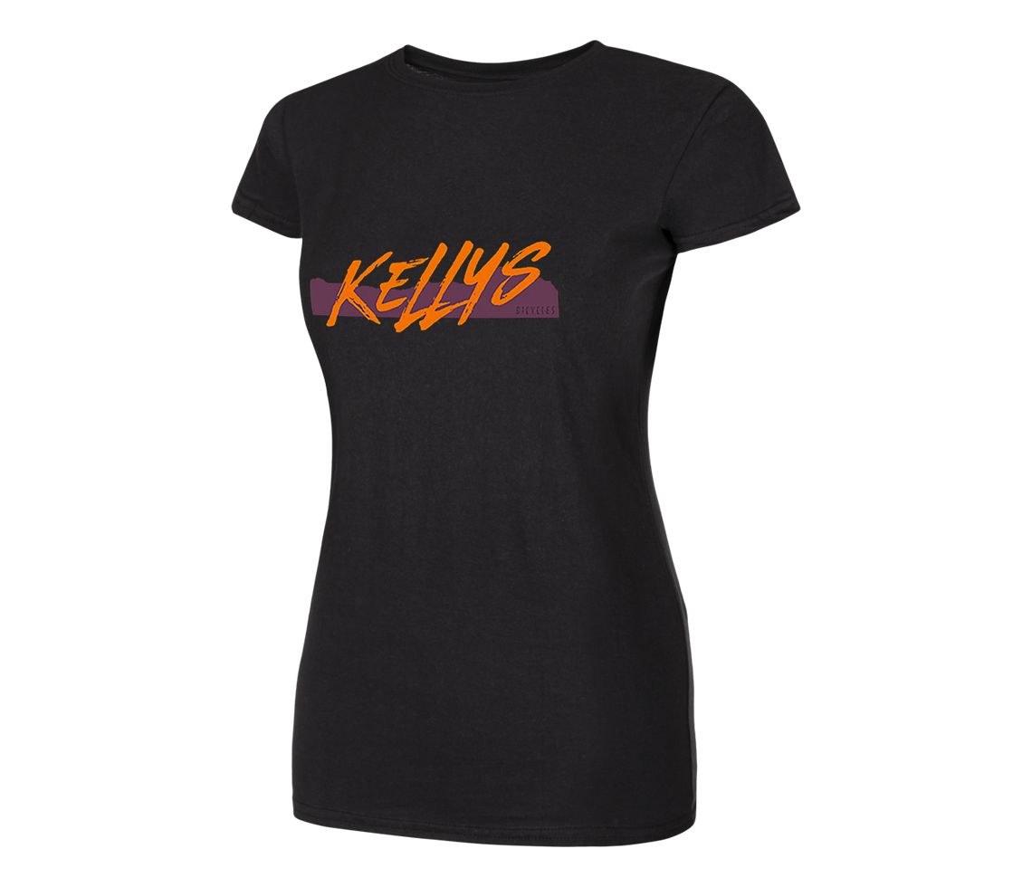 Koszulka KELLYS MODE FIT woman krótki rękaw Black - L
