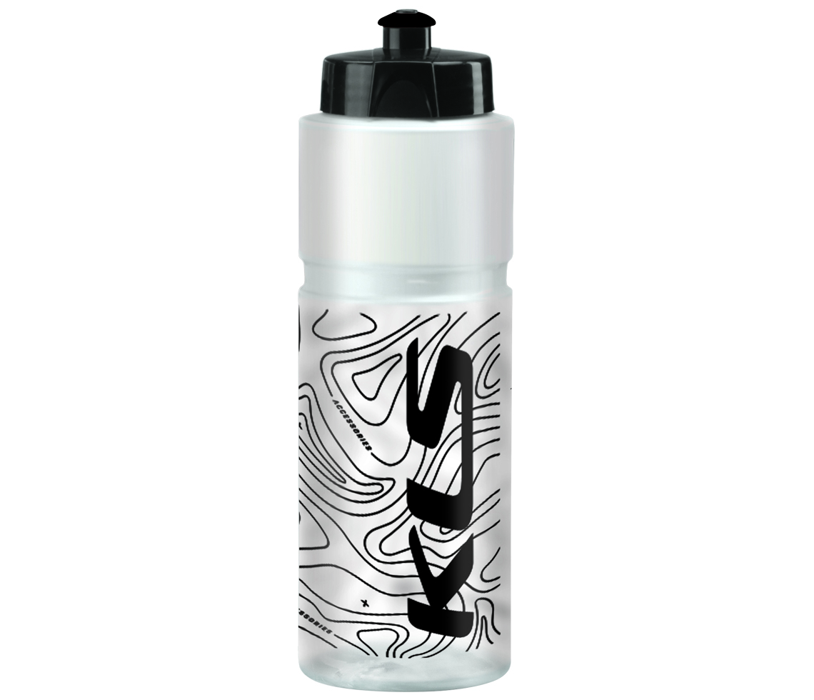 Bidon TRACE 022 Trail Semi-transparent White 0,75l