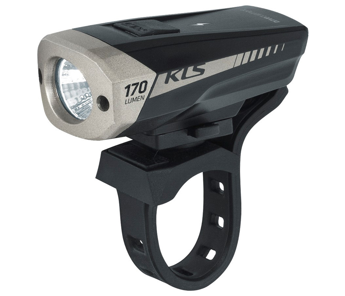 Lampka przednia akumulatorowa KLS SPITFIRE, black