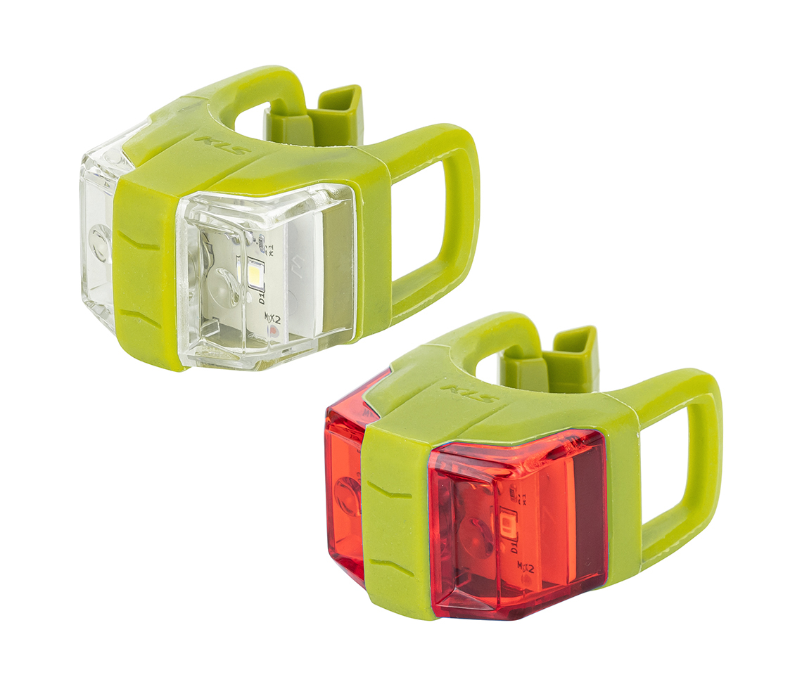 Zestaw oświetlenia KLS TWINS II, Lime Green