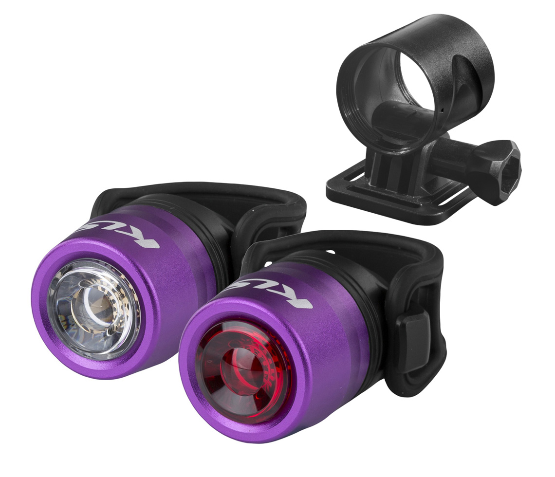 Zestaw oświetlenia akumulatorowy KLS IO USB set, purple
