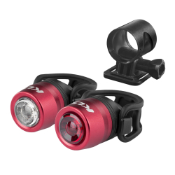 Zestaw oświetlenia akumulatorowy KLS IO USB set, red