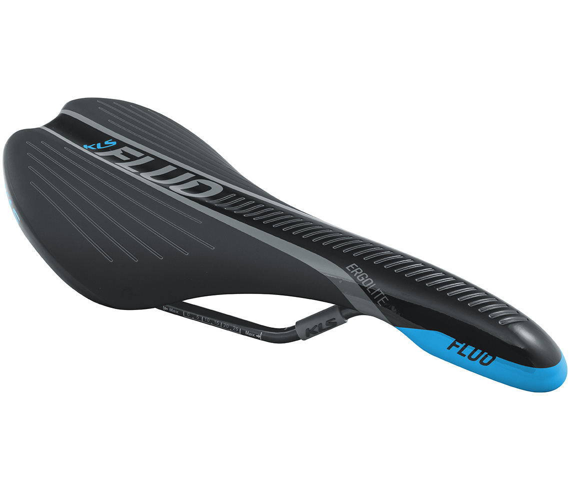 Siodło KLS FLUO, sky blue