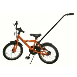 Rączka do rowerka dziecięcego ATRANVELO SAFERIDE rozpinana, mocowana do ramy czarna