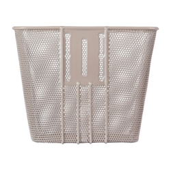 Kosz na kierownicę BASIL BILBAO FM, FIXED MOUNTED (ze wspornikiem 70183), mocowanie stałe, nude metallic (NEW)