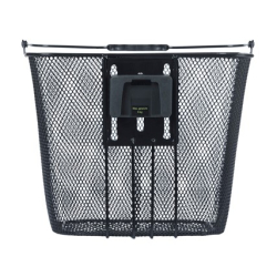 Kosz na kierownicę BASIL BILBAO BE, BasEasy System (ze wspornikiem 70182), mocowanie przenośne, stalowy czarny (NEW)