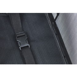 Kosz tylny na bagażnik BASIL CENTO TECH FIBER NORDLICHT MIK, MIK System (ready to go) alumninium solid black (WYPRZEDAŻ -50%)