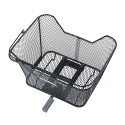 Kosz tylny na bagażnik BASIL LESTO MIK, MIK System (ready to go), stalowy czarny (NEW)
