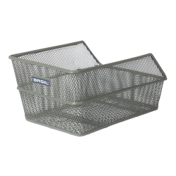 Kosz tylny na bagażnik BASIL CENTO S FM, FIXED MOUNTED, mocowanie stałe, stalowy olive green (NEW)