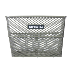 Kosz tylny na bagażnik BASIL CENTO S FM, FIXED MOUNTED, mocowanie stałe, stalowy olive green (NEW)