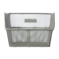 Kosz tylny na bagażnik BASIL CENTO S FM, FIXED MOUNTED, mocowanie stałe, stalowy olive green (NEW)