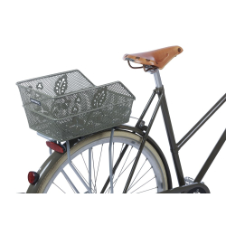 Kosz tylny na bagażnik BASIL CENTO FLOWER S FM, FIXED MOUNTED, mocowanie stałe, olive green (NEW)