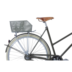 Kosz tylny na bagażnik BASIL CENTO FLOWER S FM, FIXED MOUNTED, mocowanie stałe, olive green (NEW)