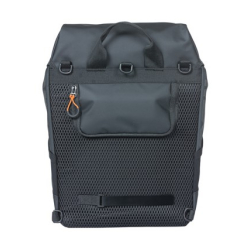 Sakwa pojedyncza BASIL MILES TARPAULIN DAYPACK 17L, Hook On System, 100% wodoodporna black orange (NEW)