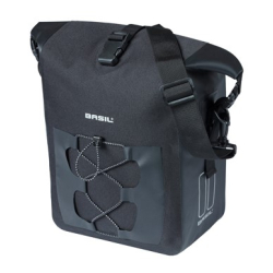 Sakwa pojedyncza BASIL NAVIGATOR M, MIK STUDS, 14L, Wodoodporna, Czarna (WYPRZEDAŻ -50%)