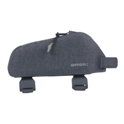 Torba na ramę BASIL NAVIGATOR STORM, Paski Velcro, 0,8L, Wodoodporna, Czarna (NEW)