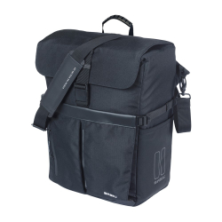 Sakwa pojedyncza BASIL MOVE COMMUTER BICYCLE BAG, MIK HOOKS, 15L, Wodoodporna, Black (NEW)