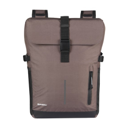 Sakwa podwójna BASIL MOVE DOUBLE BICYCLE BAG, UNIVERSAL BRIDGE, 30L, Wodoodporna, Brown (NEW)