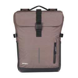Sakwa podwójna BASIL MOVE DOUBLE BICYCLE BAG, MIK z adapterem do mocowania (ready to go), 30L, Wodoodporna, Brown (NEW)