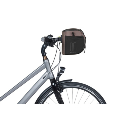 Torba na kierownicę BASIL MOVE HANDLEBAR BAG, KF z adapterem do mocowania, 7-8L, wodoodporna, Brown (NEW)