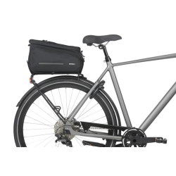 Torba na bagażnik BASIL MOVE TRUNK BAG, do stosowania z MIK, 10-26L, Wodoodporna, Black (NEW)