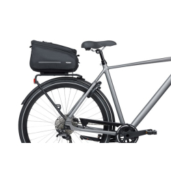 Torba na bagażnik BASIL MOVE TRUNK BAG, MIK z adapterem do mocowania (ready to go), 10-26L, Wodoodporna, Black (NEW)