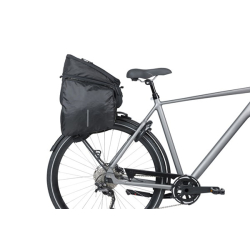 Torba na bagażnik BASIL MOVE TRUNK BAG, MIK z adapterem do mocowania (ready to go), 10-26L, Wodoodporna, Black (NEW)