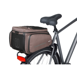 Torba na bagażnik BASIL MOVE TRUNK BAG, MIK z adapterem do mocowania (ready to go), 10-26L, Wodoodporna, Brown (NEW)