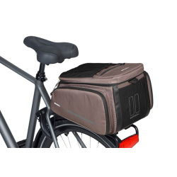 Torba na bagażnik BASIL MOVE TRUNK BAG, MIK z adapterem do mocowania (ready to go), 10-26L, Wodoodporna, Brown (NEW)