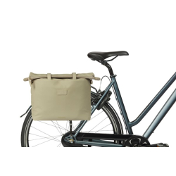 Torba BASIL MANHATTAN COMMUTER OFFICE BICYCLE BAG, HOOK-ON, 12L, Wodoodporna, Taupe (NEW)