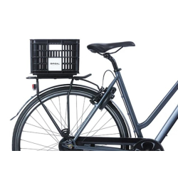 Kosz przedni/tylny na bagażnik BASIL BICYCLE CRATE S, 17.5L, recycled synthetic, black (NEW)
