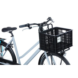 Kosz przedni/tylny na bagażnik BASIL BICYCLE CRATE M, 29.5L, recycled synthetic, black (NEW)