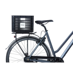Kosz przedni/tylny na bagażnik BASIL BICYCLE CRATE M, 29.5L, recycled synthetic, black (NEW)