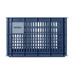 Kosz przedni/tylny na bagażnik BASIL BICYCLE CRATE M, 29.5L, recycled synthetic, bluestone (NEW)