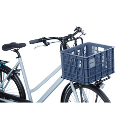 Kosz przedni/tylny na bagażnik BASIL BICYCLE CRATE M, 29.5L, recycled synthetic, bluestone (NEW)