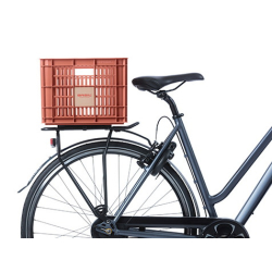 Kosz przedni/tylny na bagażnik BASIL BICYCLE CRATE M, 29.5L, recycled synthetic, terra red (NEW)