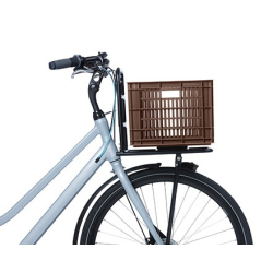 Kosz przedni/tylny na bagażnik BASIL BICYCLE CRATE M, 29.5L, recycled synthetic, brown (NEW)
