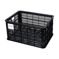 Kosz przedni/tylny na bagażnik BASIL BICYCLE CRATE L, 40L, recycled synthetic, black (NEW)