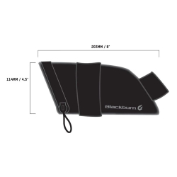 Torba pod siodło BLACKBURN GRID LARGE SEAT BAG black, wodoodporna, odblaskowa, 1,9L (NEW 2026)