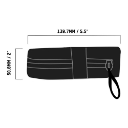 Torba pod siodło BLACKBURN GRID MTB SEAT BAG black, wodoodporna, odblaskowa, 0,4L (NEW 2026)