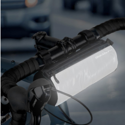 Torba na kierownicę BLACKBURN GRID HANDLEBAR BAG black, wodoodporna, odblaskowa, 1,2L (NEW 2026)