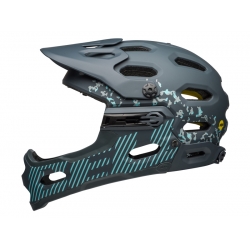 Kask full face BELL SUPER 3R JOY RIDE MIPS matte gloss lead stone roz. M (55–59 cm) (DWZ)