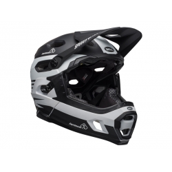 Kask full face BELL SUPER DH MIPS SPHERICAL fasthouse stripes matte black white roz. S (52–56 cm) (DWZ)